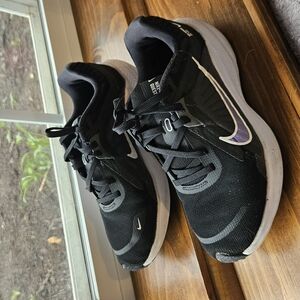 Nike Black and White Sneakers Athletic Style